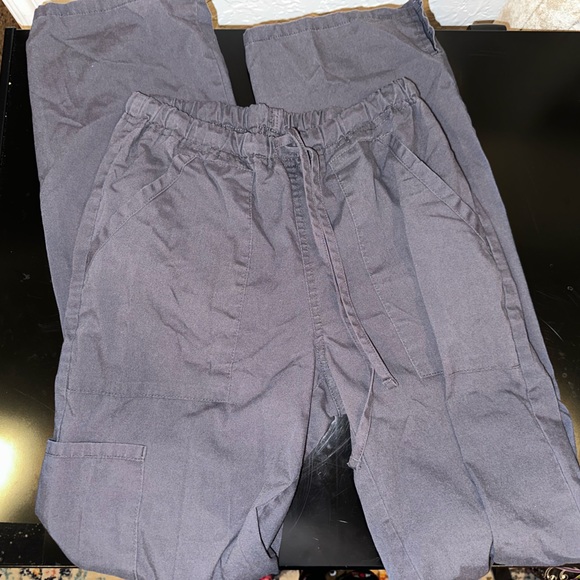 Gray Cherokee Workwear Scrub Pants - Picture 2 of 3